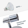 Kinkiet niklowana lampa ścienna IP22 łazienka salon z żarówką GU10 LED 3W [Artp]